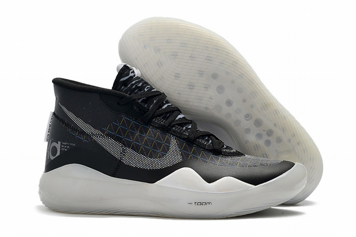 Nike KD 12 Shoes First Publish Black White